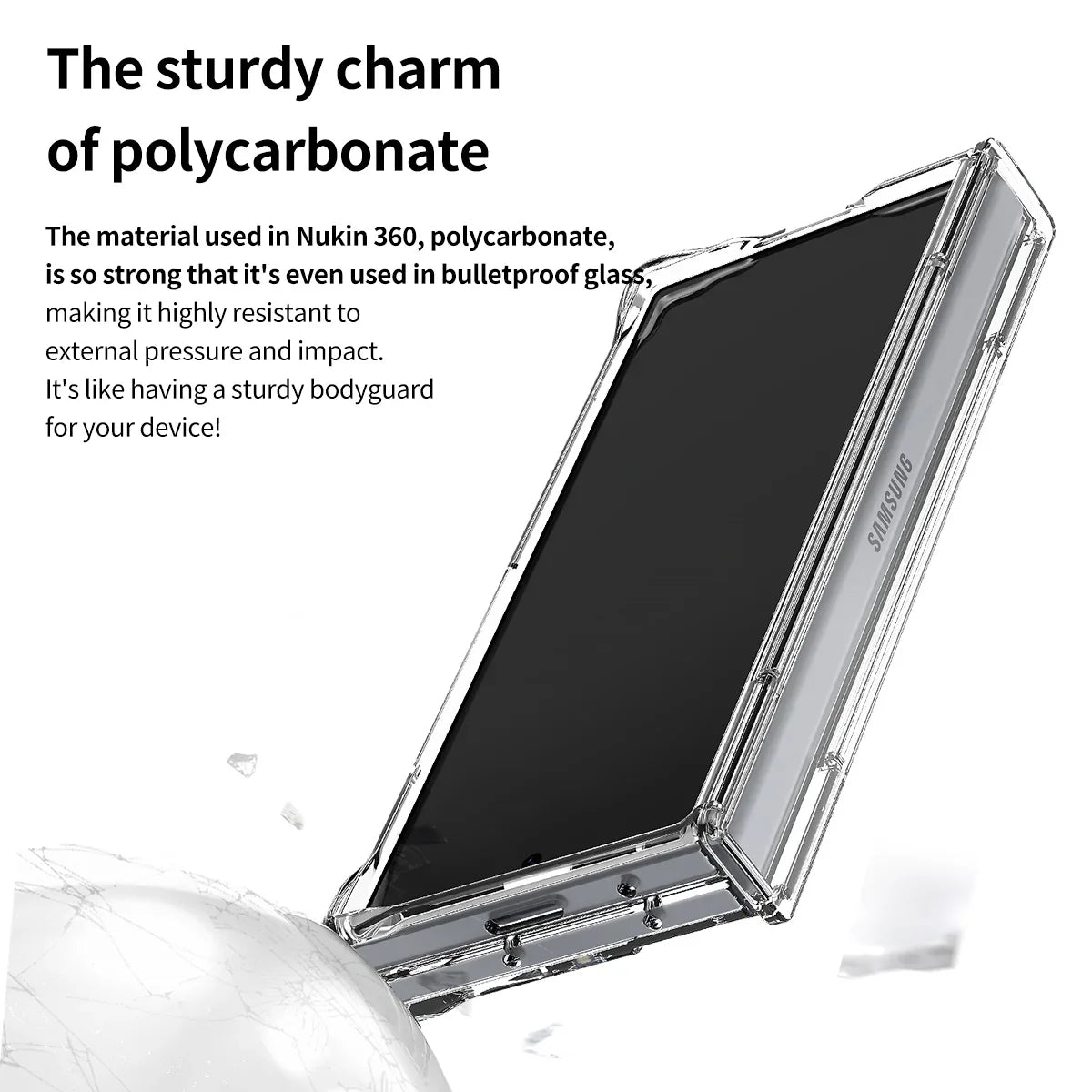 Araree Samsung Z Fold 6 Nukin 360 Case - Clear - Tashqila Araree Samsung Z Fold 6 Nukin 360 Case - Clear - Tashqila